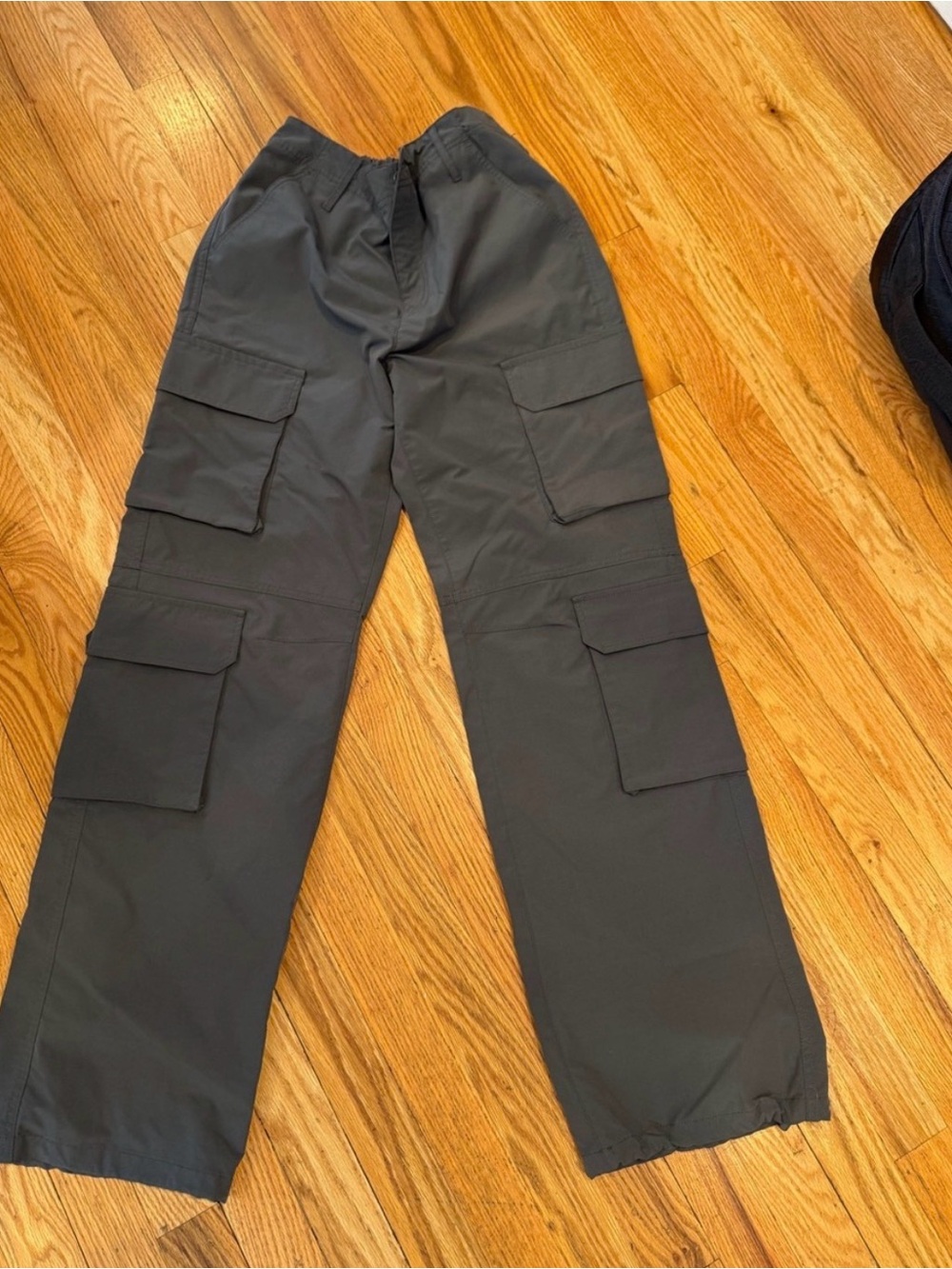 Cargo pants/Love Tree Gray Elastic Waist Track Pants